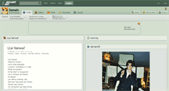 Desktop Screenshot of damain.deviantart.com