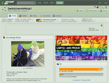 Tablet Screenshot of darkalchemistninja.deviantart.com