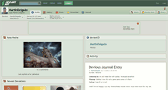 Desktop Screenshot of martindelgado.deviantart.com