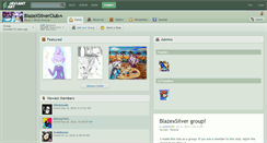 Desktop Screenshot of blazexsilverclub.deviantart.com