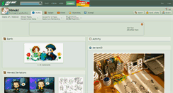 Desktop Screenshot of himoki.deviantart.com