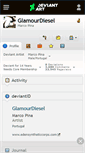 Mobile Screenshot of glamourdiesel.deviantart.com