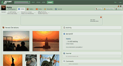 Desktop Screenshot of myny.deviantart.com