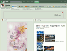 Tablet Screenshot of ealiaine.deviantart.com