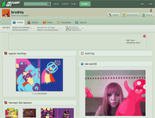 Tablet Screenshot of brednia.deviantart.com