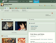 Tablet Screenshot of anime-charm.deviantart.com