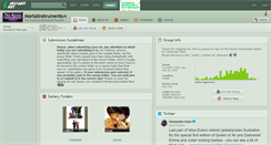 Desktop Screenshot of mortalinstruments.deviantart.com