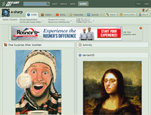 Tablet Screenshot of a-sharp.deviantart.com