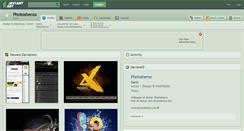 Desktop Screenshot of photosherox.deviantart.com