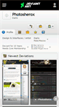Mobile Screenshot of photosherox.deviantart.com