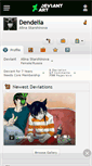 Mobile Screenshot of dendelia.deviantart.com