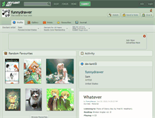 Tablet Screenshot of funnydrawer.deviantart.com