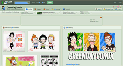 Desktop Screenshot of greendaycomix.deviantart.com