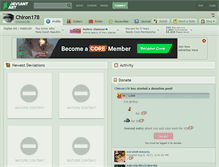 Tablet Screenshot of chiron178.deviantart.com
