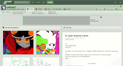 Desktop Screenshot of lexilou2.deviantart.com