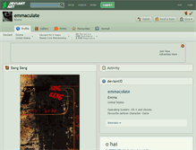 Tablet Screenshot of emmaculate.deviantart.com