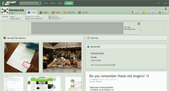 Desktop Screenshot of koreanclub.deviantart.com