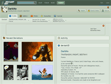 Tablet Screenshot of darkno.deviantart.com