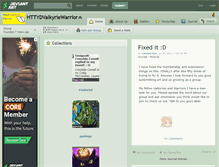 Tablet Screenshot of httydvalkyriewarrior.deviantart.com