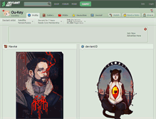 Tablet Screenshot of ou-key.deviantart.com