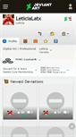 Mobile Screenshot of leticialatx.deviantart.com