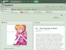 Tablet Screenshot of daisydrawer.deviantart.com