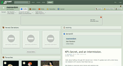 Desktop Screenshot of manrandom.deviantart.com