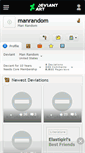 Mobile Screenshot of manrandom.deviantart.com
