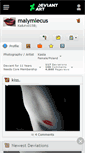 Mobile Screenshot of malymlecus.deviantart.com