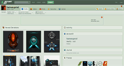Desktop Screenshot of hameauprod.deviantart.com