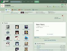 Tablet Screenshot of createjc.deviantart.com
