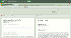 Desktop Screenshot of deathchronicler.deviantart.com