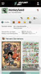 Mobile Screenshot of monkeyseed.deviantart.com