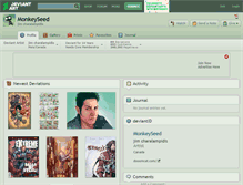 Tablet Screenshot of monkeyseed.deviantart.com