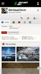 Mobile Screenshot of deviousclown.deviantart.com