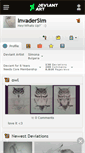 Mobile Screenshot of invadersim.deviantart.com