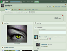 Tablet Screenshot of megabytze.deviantart.com