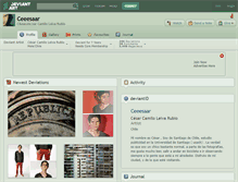 Tablet Screenshot of ceeesaar.deviantart.com