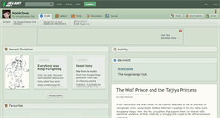 Desktop Screenshot of ironiclove.deviantart.com