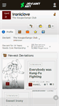 Mobile Screenshot of ironiclove.deviantart.com
