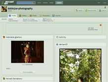 Tablet Screenshot of doblejoe-photography.deviantart.com