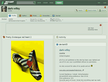 Tablet Screenshot of dark-wifey.deviantart.com