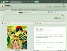 Tablet Screenshot of daiyako.deviantart.com