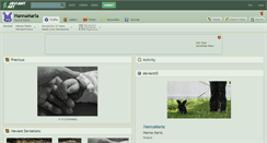 Desktop Screenshot of hannamaria.deviantart.com