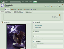 Tablet Screenshot of marwolaeth.deviantart.com