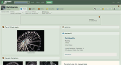 Desktop Screenshot of darksparkle.deviantart.com