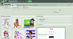 Desktop Screenshot of jonas-sloth.deviantart.com