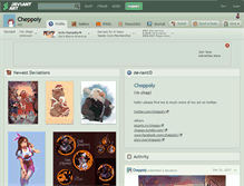 Tablet Screenshot of cheppoly.deviantart.com