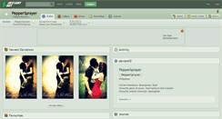 Desktop Screenshot of peppersprayer.deviantart.com