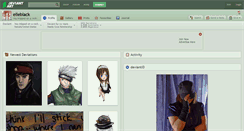 Desktop Screenshot of elleblack.deviantart.com